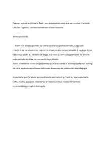 Rapport de stage Banque Al Barid : Organisation, Secteur, Fonctionnement d'Agence, Missions