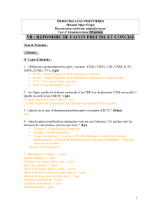 Test de recrutement assistant administratif MSF Niger