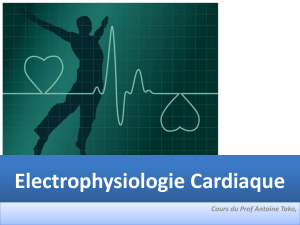 Cours d'&Eacute;lectrophysiologie Cardiaque par Prof Antoine Tako