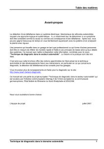 Technique de diagnostic automobile : manuel pour m&eacute;caniciens