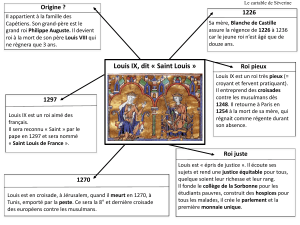 Le cartable de S&eacute;verine - Louis IX, Saint Louis
