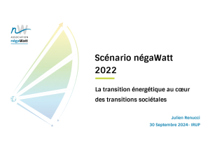 Sc&eacute;nario n&eacute;gaWatt 2022 : Transition &eacute;nerg&eacute;tique et soci&eacute;tale