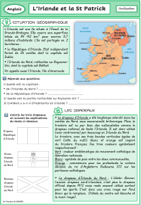 Irlande et Saint-Patrick : G&eacute;ographie, drapeaux et culture