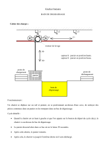 Grafcet Lin&eacute;aire: Bain de D&eacute;graissage
