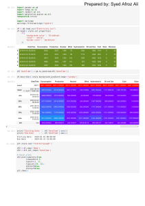 Electricity Data Analysis with Python