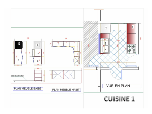 Kitchen Design Plan CUISINE 1