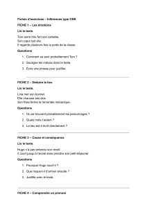 Fiches d'exercices - Inf&eacute;rences type CEB