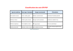 Classification des sols GTR PDF