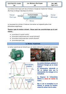 Les Moteurs &eacute;lectriques : Types et Fonctionnement