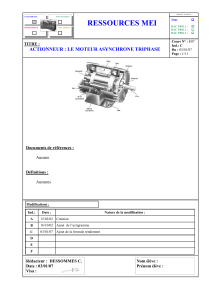 Cours Moteur Asynchrone Triphas&eacute;: Actionneur ME07