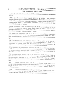 Electrical Networks: Power Line Functioning Problems