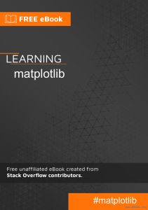 Learning Matplotlib: Free eBook Guide