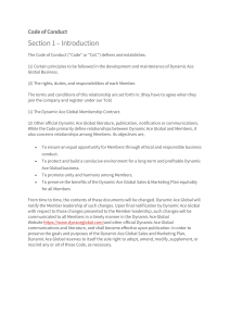 Dynamic Ace Global Code of Conduct