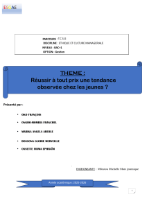 R&eacute;ussir &agrave; tout prix : une tendance chez les jeunes ?