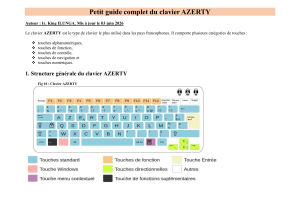 Petit guide complet du clavier AZERTY
