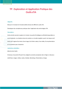Guide d'exploration et d'application pratique des outils d'IA