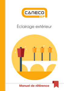 Manuel de r&eacute;f&eacute;rence Caneco EP : &Eacute;clairage ext&eacute;rieur
