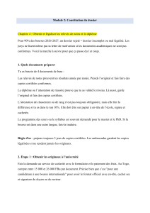 Guide pour l&eacute;galiser les relev&eacute;s de notes et dipl&ocirc;me pour bourses 2026-2027