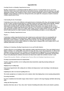 Coaching Teachers on Reading Comprehension Lessons