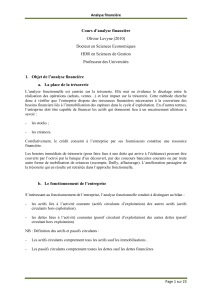 Cours d'analyse financi&egrave;re Olivier Levyne 2010