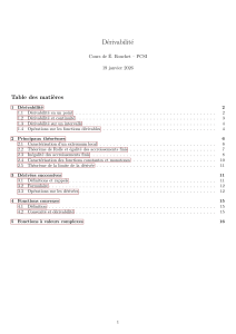 Cours de D&eacute;rivabilit&eacute; - PCSI par &Eacute;. Bouchet