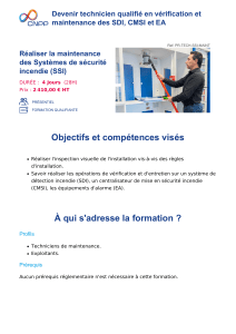 Formation maintenance SSI : Devenir technicien qualifi&eacute;
