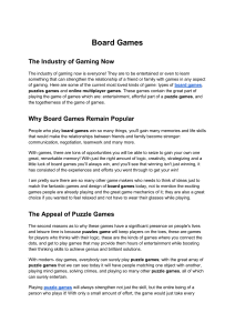 Board Games: Benefits and Types of Gaming