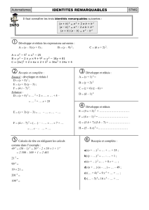 Identidades Notables: Libro de Trabajo de Identidades Algebraicas