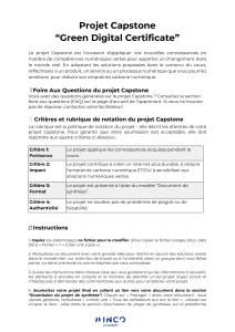 Guide Projet Capstone 'Green Digital Certificate'