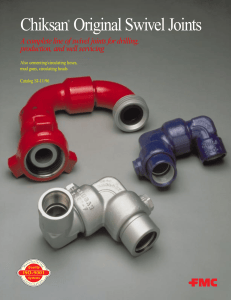 Chiksan Original Swivel Joints Catalog - Oilfield Equipment