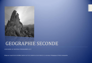 FASCICULE GEOGRAPHIE SECONDE - CONFORME AU NOUVEAU PROGRAMME A.P.C - R&Eacute;DIG&Eacute; PAR JOSEPH D&Eacute;SIR&Eacute; AVOMBA, DIPL&Ocirc;M&Eacute; DE L&rsquo;E.N.S CAMEROUN