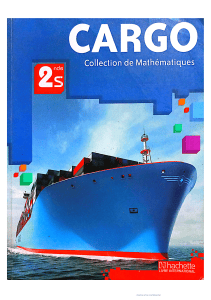Cargo Maths 2nde cours 