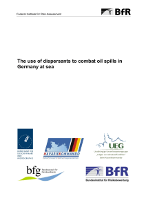 Dispersants for Oil Spills in German Seas: Risk Assessment Report