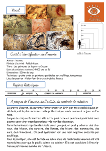 Les peintures de la grotte Chauvet - Art pr&eacute;historique