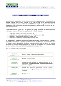 Nomenclature-douani&egrave;re CEMAC