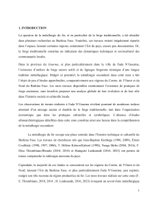 M&eacute;tallurgie secondaire &agrave; Fada N'Gourma