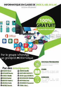 Informatique 2nde: Cours et exercices gratuits