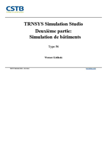 TRNSYS Simulation Studio: Building Simulation (Type 56)