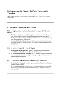 Digitalisation comptable et impact sur le r&eacute;sultat d'entreprise