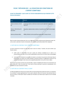Accountant Contract Termination Revision Sheet