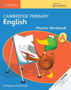 Cambridge Primary English Phonics Workbook A