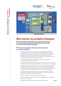 Bien stocker les produits chimiques : Guide de s&eacute;curit&eacute; INRS