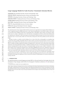 LLMs for Cybersecurity: Systematic Literature Review