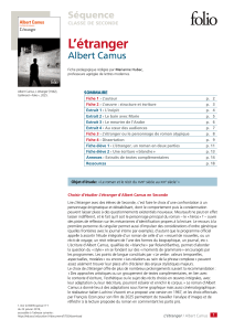 L'&eacute;tranger d'Albert Camus : Guide p&eacute;dagogique pour le lyc&eacute;e