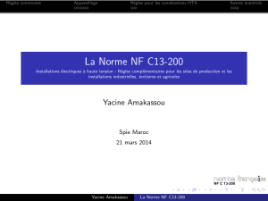 La norme NF C 13 200 installation HT