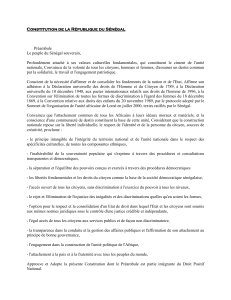 Constitution de la R&eacute;publique du S&eacute;n&eacute;gal (2001)