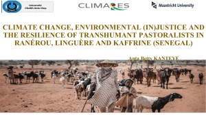 Climate Change & Pastoralist Resilience in Senegal