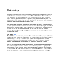 2048 Strategy Guide: Win the Game with Corner Management