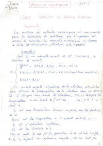 Numerical Analysis: Solving Linear Systems & Heat Equation