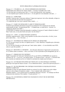 10 Principe d'Affirmation de Soi: Guide Pratique